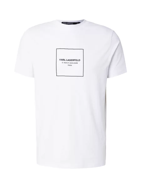 Karl Lagerfeld Tricou negru alb