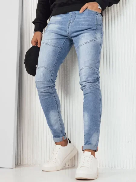 Spodnie jeansowe Dstreet niebieskie