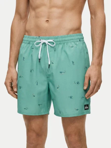 Quiksilver Шорти для плавання Stretch Printed Volley 16 блакитний