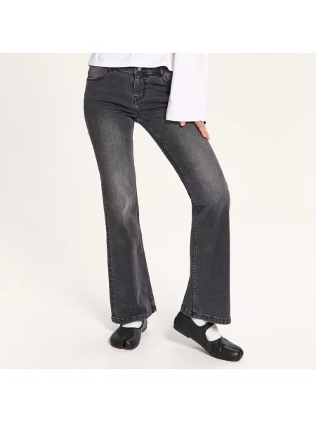 Cropp Джинси bootcut чорний