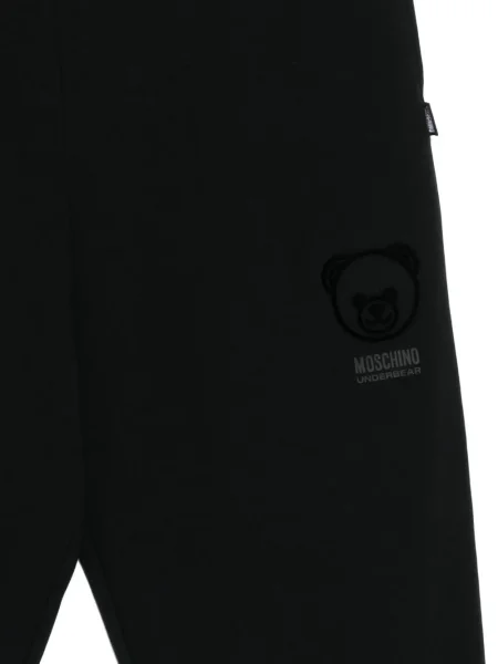 Șosete Moschino cu broderie negru