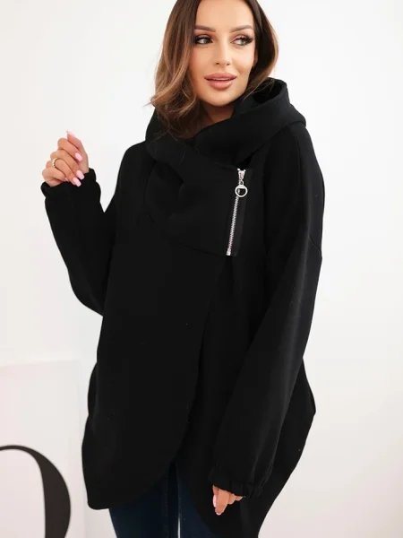Bluza z kapturem Kesi Włoski z kapturem czarna