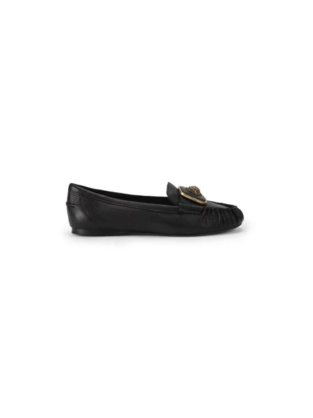 Kurt Geiger London mokasyny skórzane Pimlico Moccasin Black Leather czarne