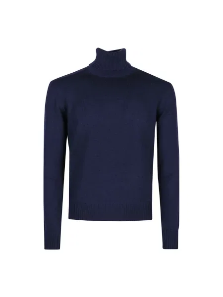 Sweter z golfem Ballantyne niebieski