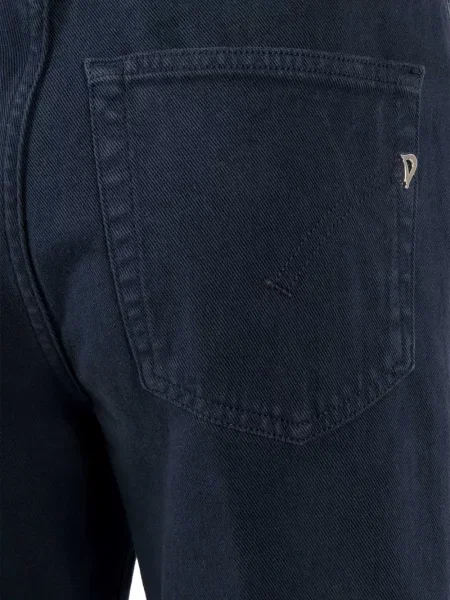 Jeansy Dondup z bursztynem niebieskie