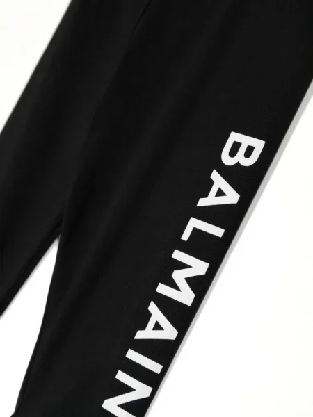 Spodnie dziecięce Balmain czarne