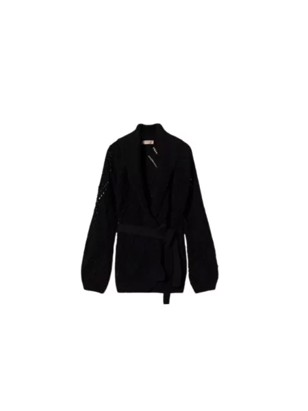 Sweter Twinset czarny
