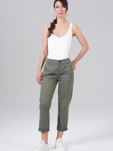 M.O.D MIRACLE OF DENIM Pantaloni eleganți închis verde