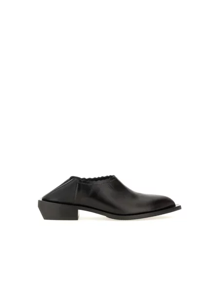 Klapki Moschino wsuwane czarne