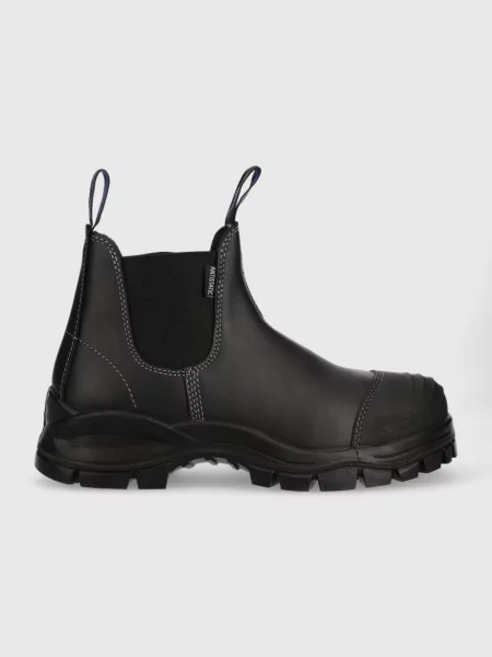 Кожени боти челси Blundstone черно