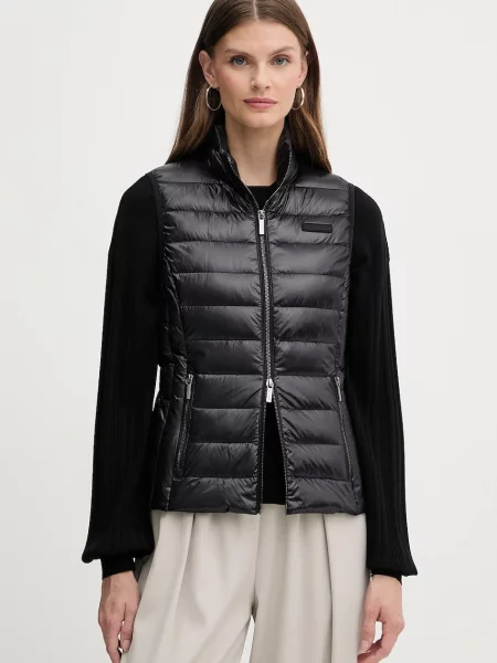 Armani Exchange vestă de puf de tranziție negru