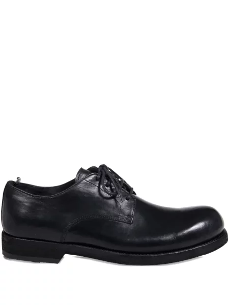 Pantofi derby Officine Creative cu șireturi din dantelă negru