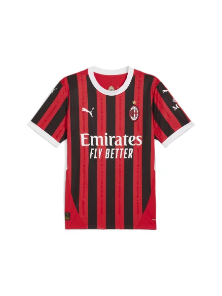 Koszulka domowa AC Milan PUMA For All Time Red Black biała