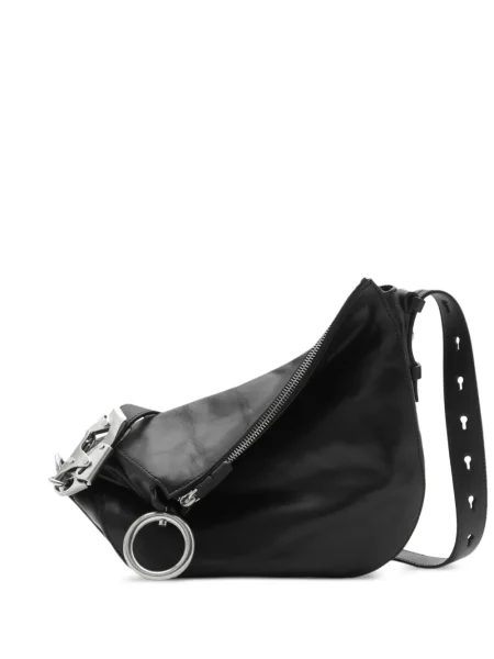 Geanta de piele Burberry din piele negru