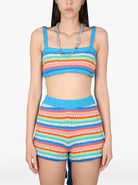 Top Alanui cu dungi albastru