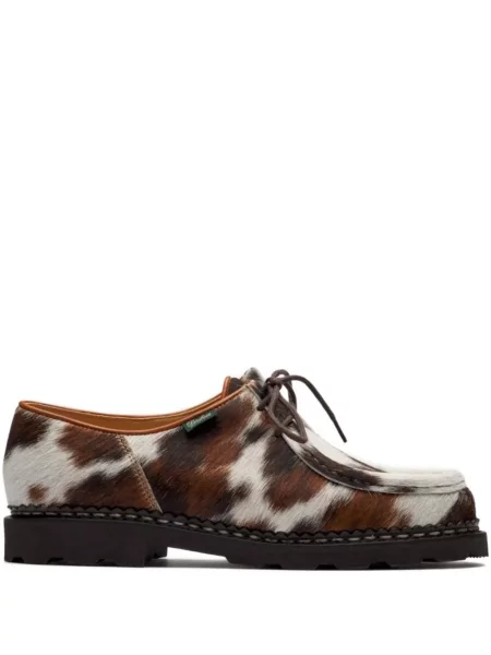 Sneakerși Paraboot cu imagine cu imprimeu animal print maro