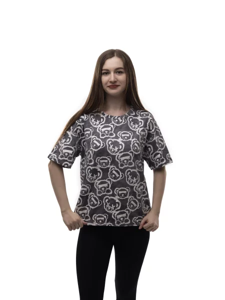 Футболка LUMO віскоза/поліестер сірий