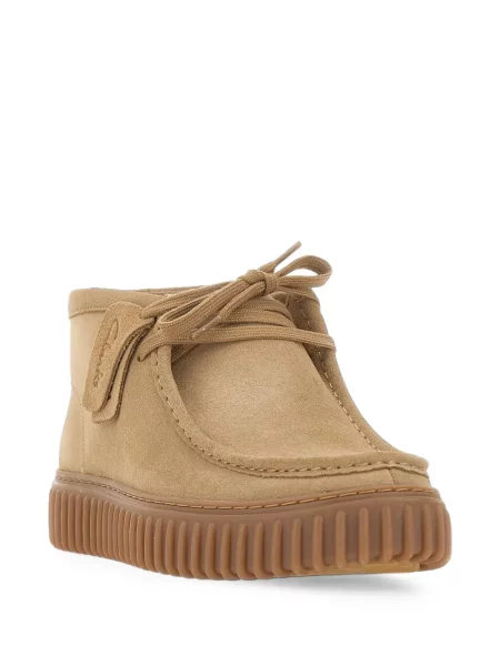 Botine Clarks cu șireturi din dantelă