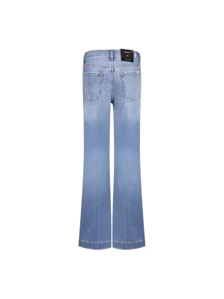 Szerokie jeansy 7 For All Mankind niebieskie