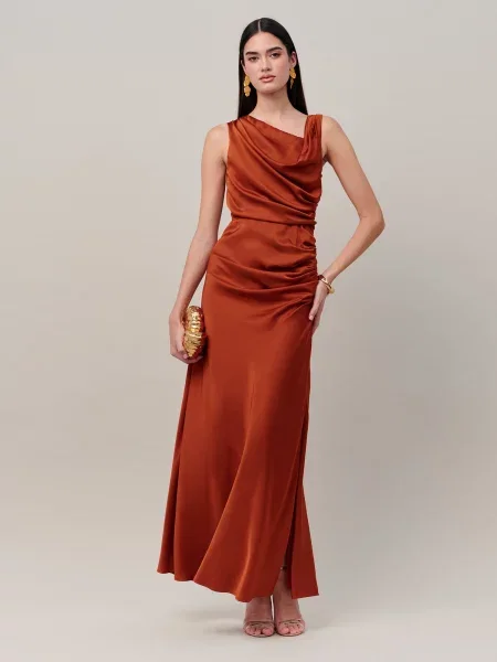 Sável Rochie de seară POPPIE' maro