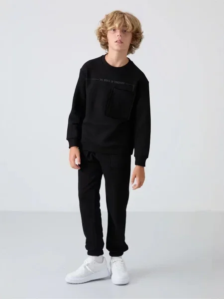 Tommy Life Tepláková souprava TOMMY Kinder Active Set' černá
