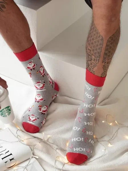 Nogavice Milena siva