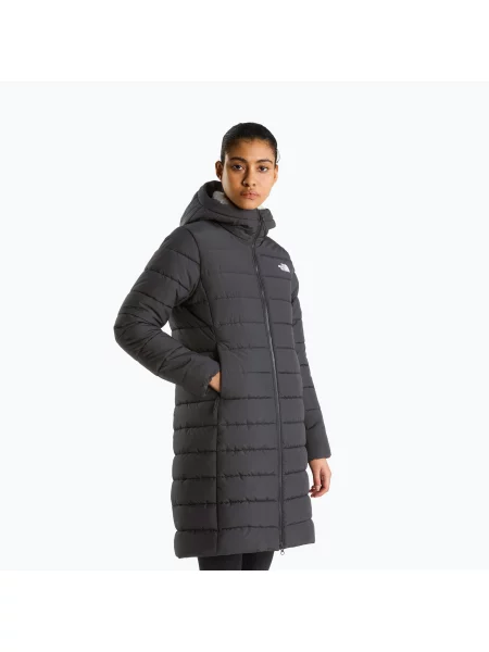 Geacă parka The North Face cu glugă negru