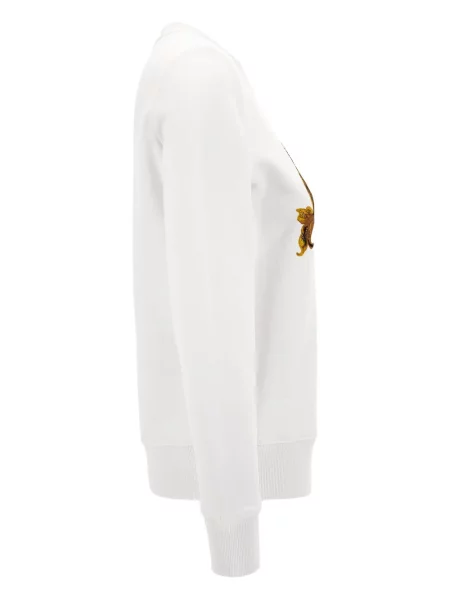 Hanorac Versace Jeans Couture cu imagine alb