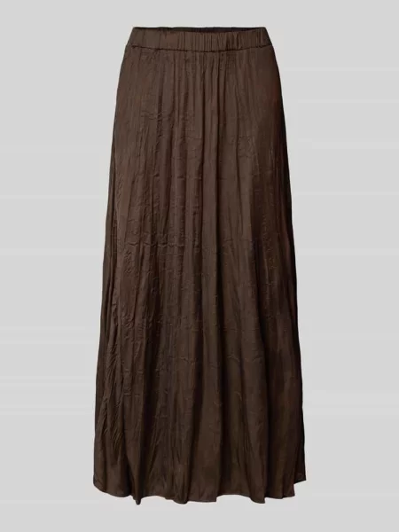 More & More spódnica maxi Kobiety wypukły wzór tkaniny 40 brązowy