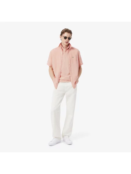 Lacoste Koszulka Polo Paryż Regular Fit różowa