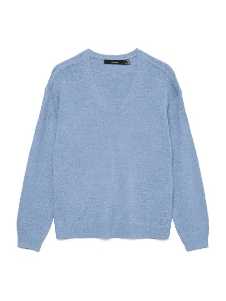 VERO MODA Pulover VMCHARITY fumuriu albastru