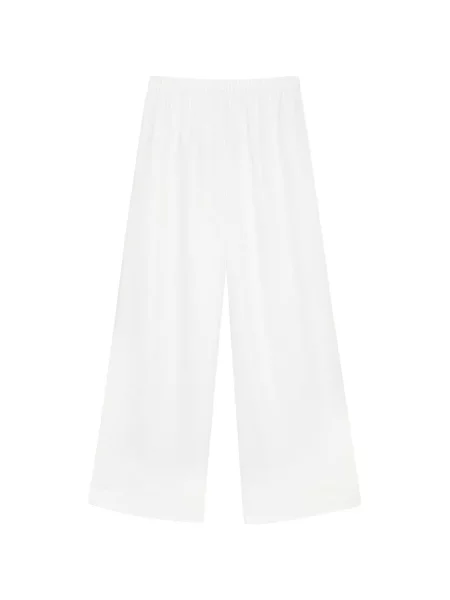 Pantaloni palazzo Anine Bing alb