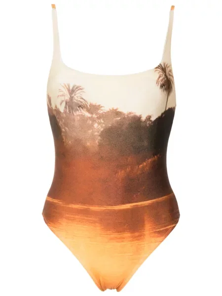 Strój kąpielowy Lenny Niemeyer z nadrukiem brązowy