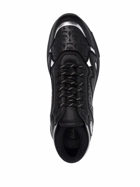 Sneakerși Ferragamo negru