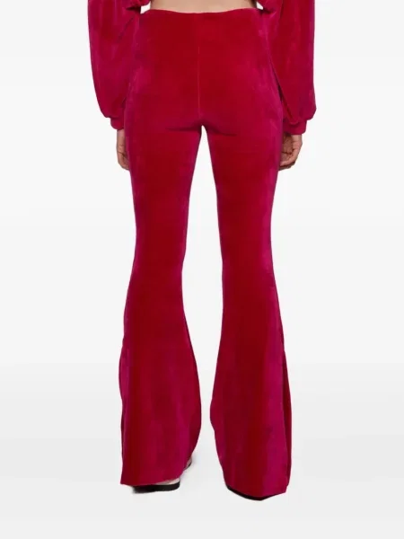 Pantaloni Amiri din velur roz