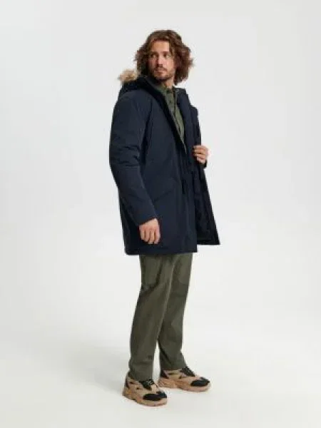 Sinsay Bunda parka námořnická modrá