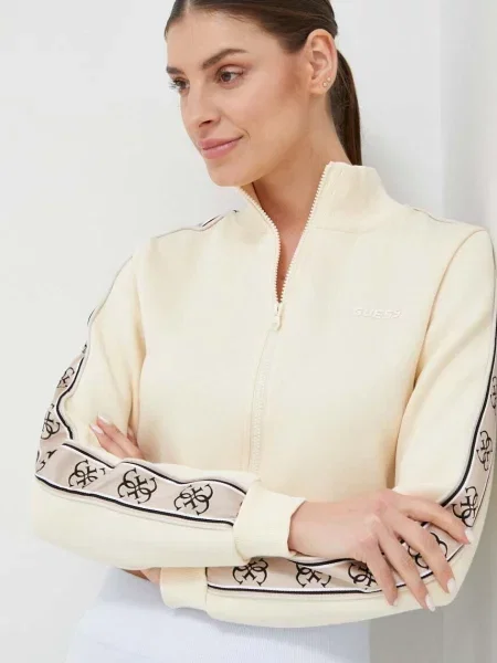 Mikina Guess s aplikací žlutá