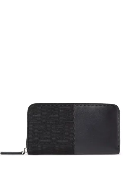 Portofel Fendi din jacard negru