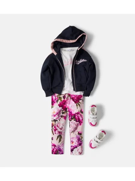 Gyerek leggings Dolce&gabbana rózsaszín