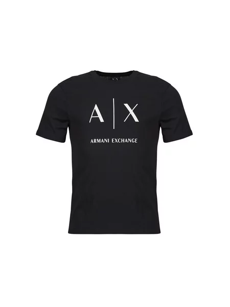 Majica Armani Exchange s kratkimi rokavi črna