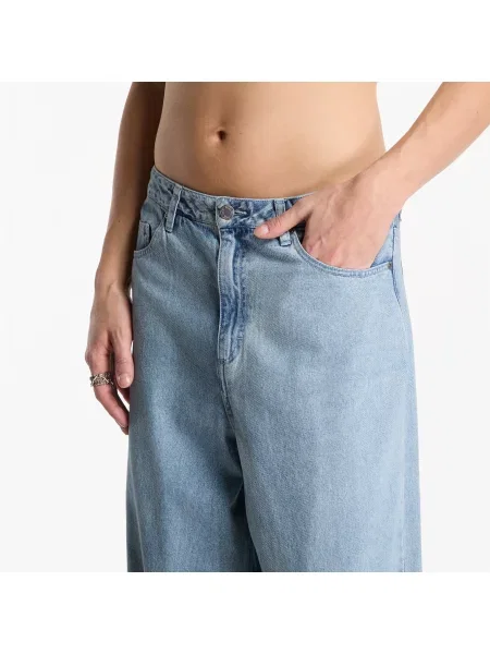 Pantaloni Nike Sportswear Indigo Jeans Blue Denim/ Haiind/ Black/ Safety Orange 34 negru