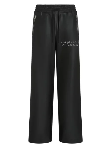 KARL LAGERFELD JEANS Pantaloni Pietro Terzini negru alb