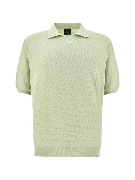 Tricou Paul & Shark cu decolteu în V verde