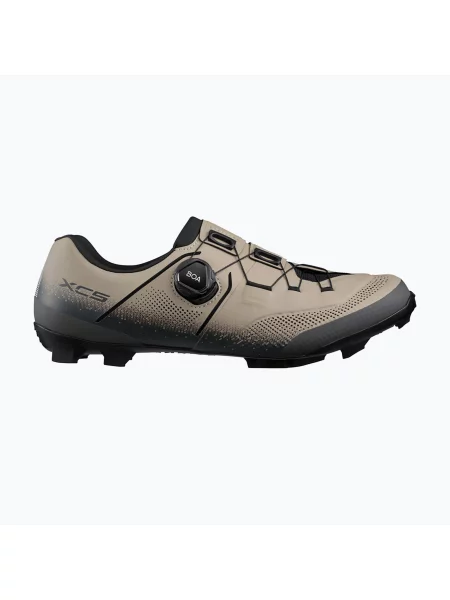 Férfi MTB kerékpáros cipő Shimano sand beige. Méret: 44 EU bézs