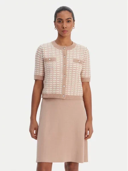 Morgan Набір светр і сукня бежевий