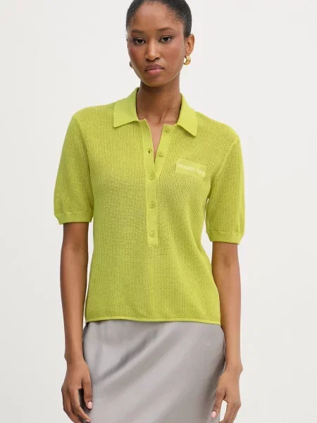 Patrizia Pepe polo swetrowe zielona