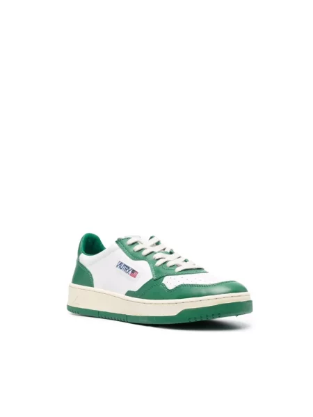 Sneakersy Autry skórzane zielone