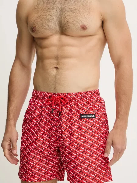 Купальні шорти Sprayground червоний