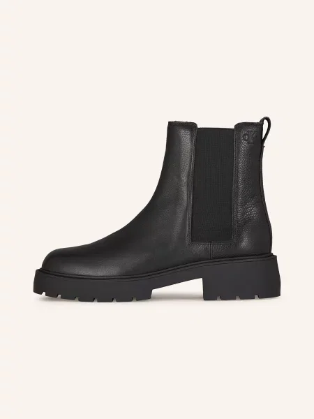Buty z wyprofilowaną podeszwą i elastycznymi wstawkami Calvin Klein czarne