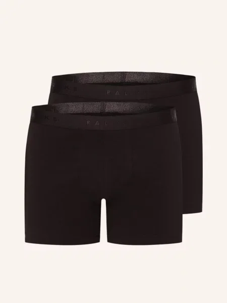 Falke Bokserki Daily Clima Wool schwarz szare